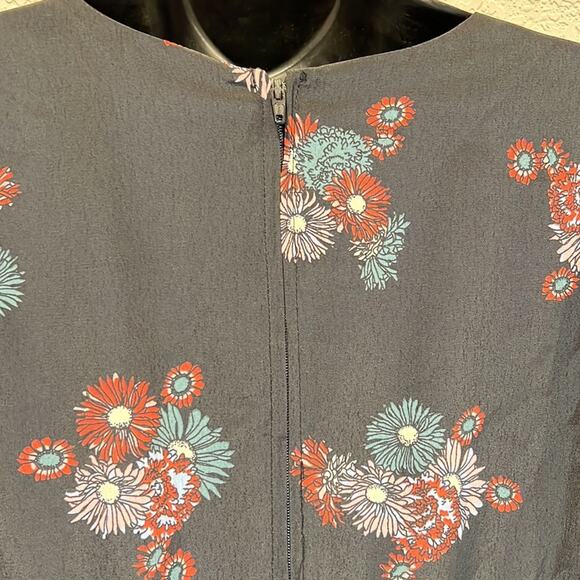 ModCloth Floral Cap Sleeve Wrap Dress Size XS - Picture 14 of 16